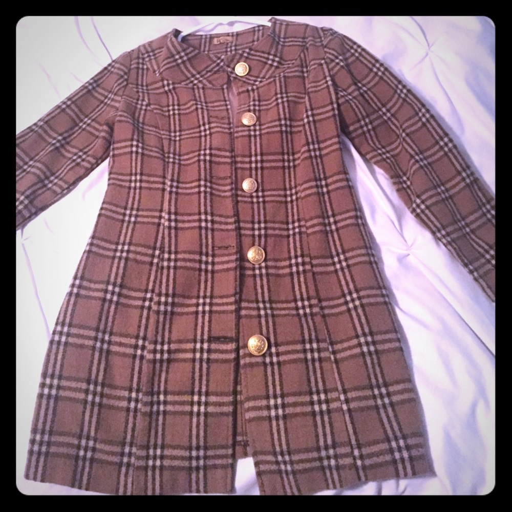 Plaid Women's Small Vintage Jacket